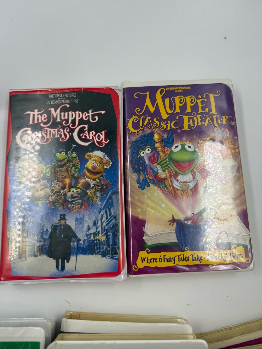 Muppet vhs x 2 Christmas Carol & classic theatre